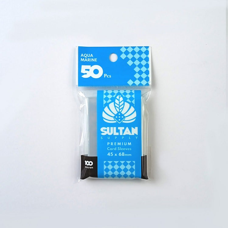 Sultan Supply Premium Card Sleeves: 45 x 68 Mini Euro Aquamarine 100 M Gaming Library Sultan Supply Premium Card Sleeves: 45 x 68 Mini Euro Aquamarine 100 M Gaming Library