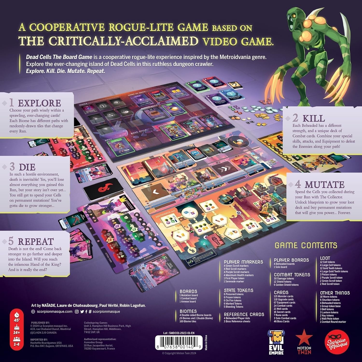 Dead Cells: The Rogue - Lite Board Game - Gaming Library