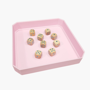 Loot Prints Dice Tray - Gaming Library