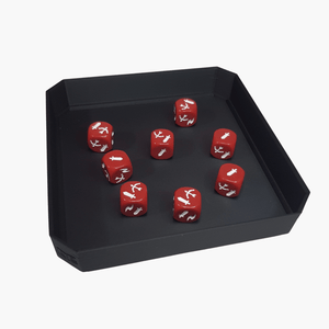 Loot Prints Dice Tray - Gaming Library
