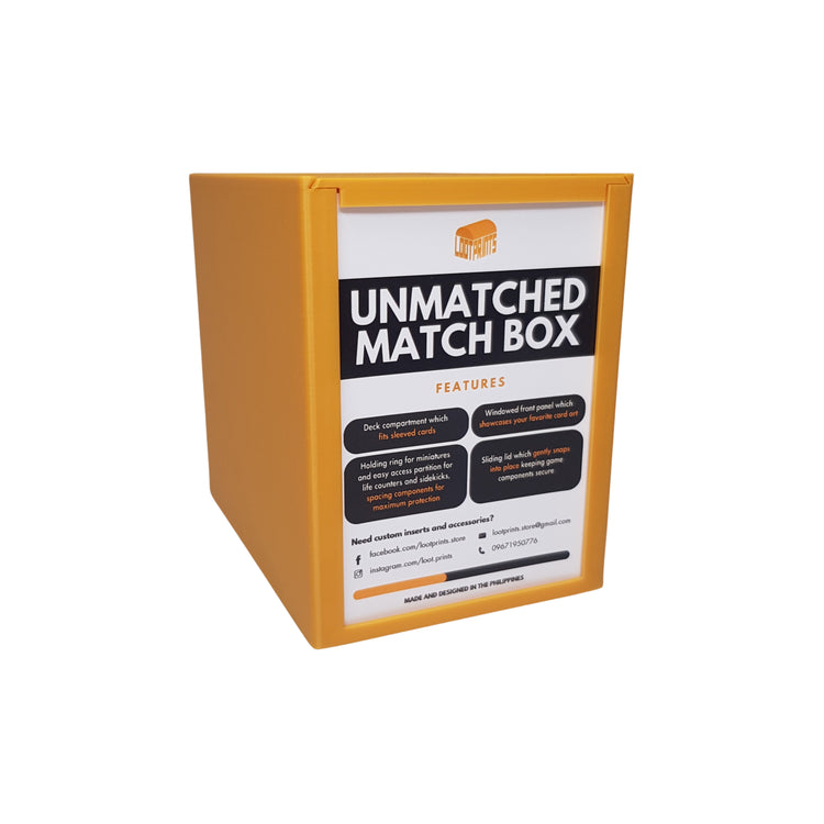 Loot Prints Match Box for Unmatched (Color Variation) - Gaming Library