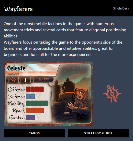 Summoner Wars (2nd Edition) Wayfarers Faction Deck
