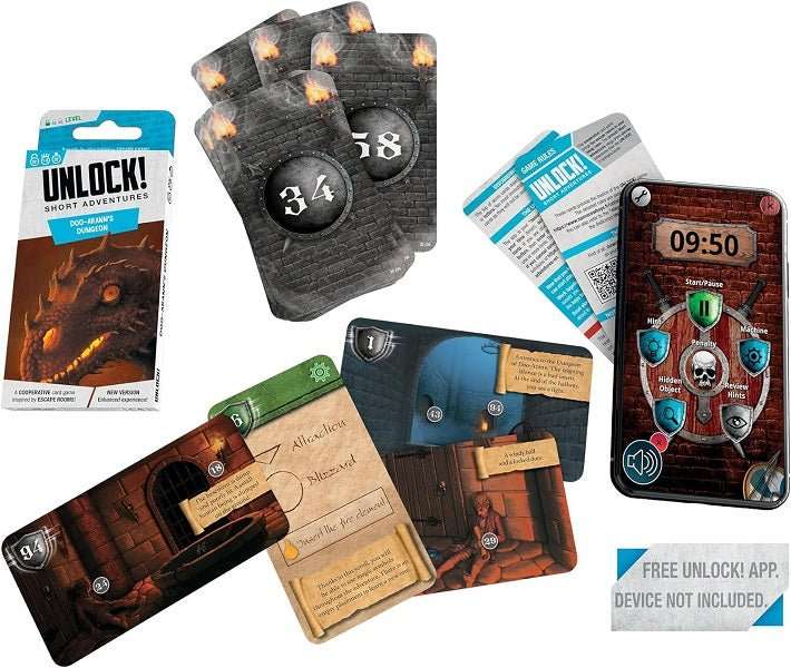 Unlock! Short Adventures: Le Donjon de Doo-Arann - Jeux de société - Space Cowboys