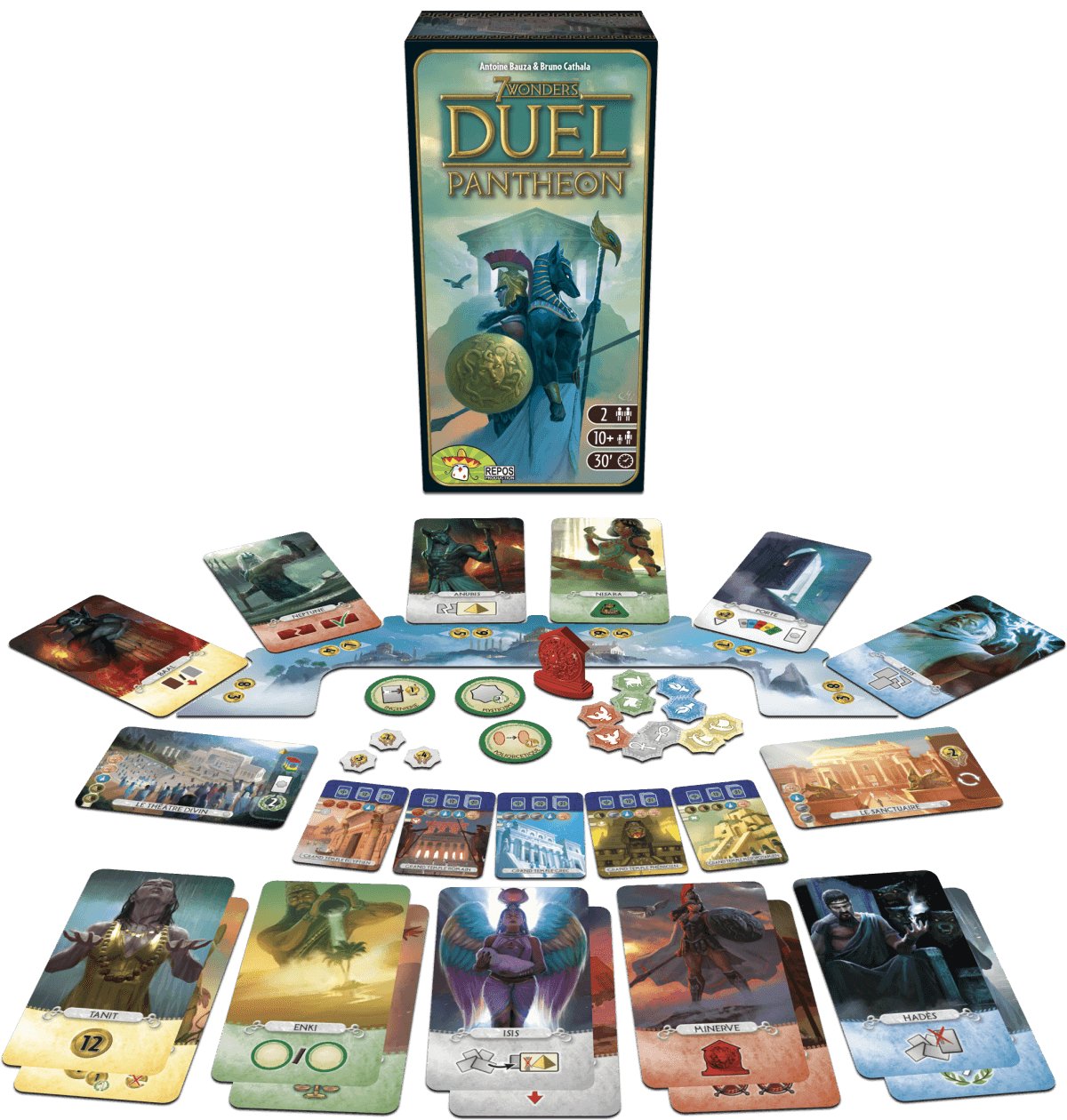 7 Wonders: Duel - Pantheon Expansion - Gaming Library