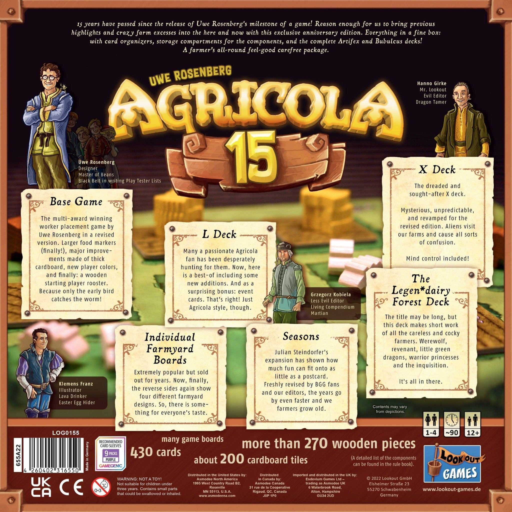 Agricola The 15th Anniversary Edition - Gaming Library