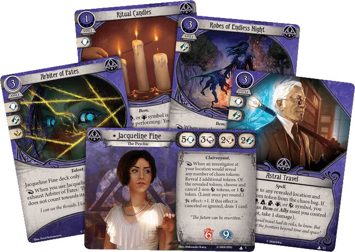 Arkham Horror: The Card Game – Jacqueline Fine Investigator Starter Deck - Gaming Library