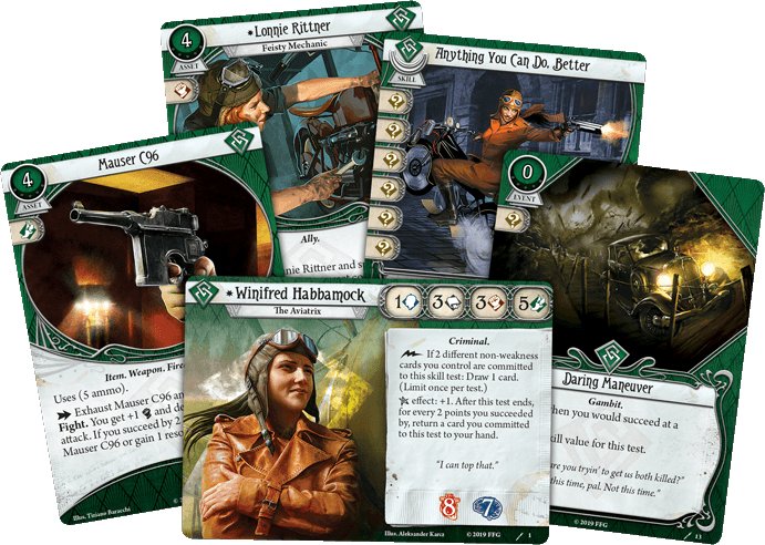 Arkham Horror: The Card Game – Winifred Habbamock Investigator Starter Deck - Gaming Library