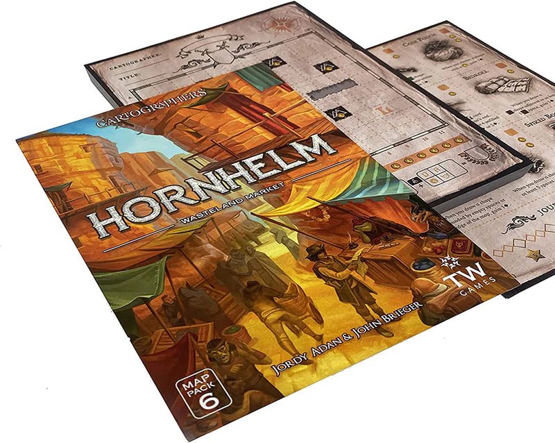 Cartographers Map Pack 6: Hornhelm – Wasteland Market - Gaming Library