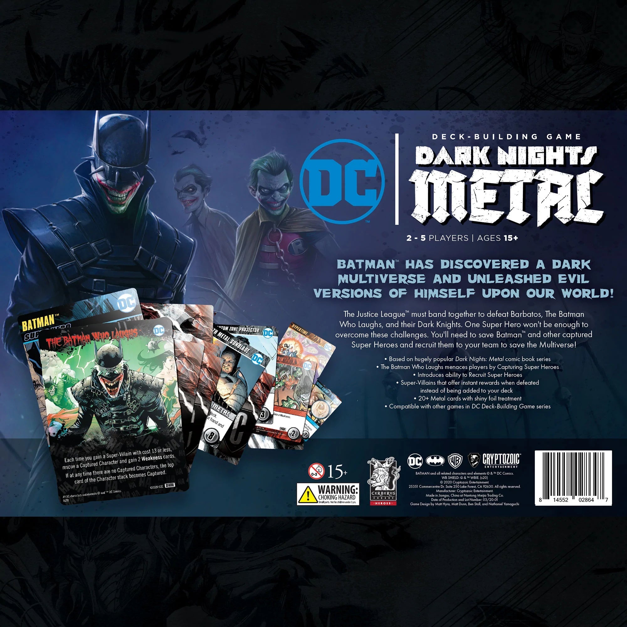 DC Deck-Building Game: Dark Nights: Metal - Gaming Library