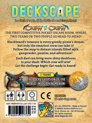 Deckscape Crew vs Crew: The Pirates' Island - Gaming Library