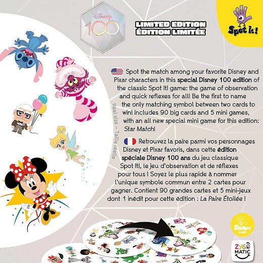 Dobble Disney 100 - Gaming Library