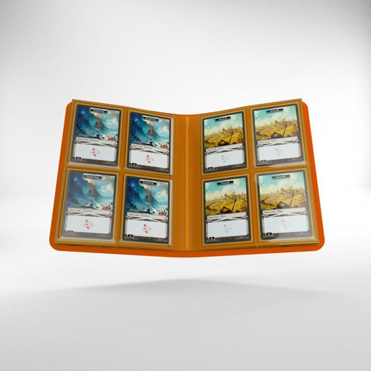 GameGenic Casual Album 8-Pocket Orange - Gaming Library