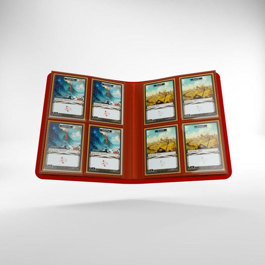 GameGenic Casual Album 8-Pocket Red - Gaming Library