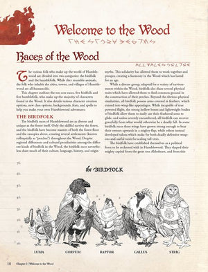 Humblewood Campaign Setting Hardcover Book - Gaming Library