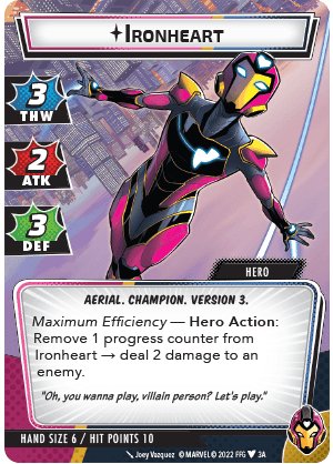 Marvel Champions: The Card Game – Ironheart Hero Pack - Gaming Library