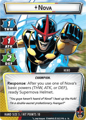 Marvel Champions: The Card Game – Nova Hero Pack - Gaming Library