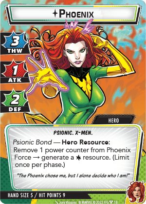 Marvel Champions: The Card Game – Phoenix Hero Pack - Gaming Library