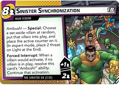 Marvel Champions: The Card Game - Sinister Motives - Gaming Library