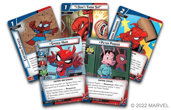 Marvel Champions: The Card Game – Spider-Ham Hero Pack - Gaming Library