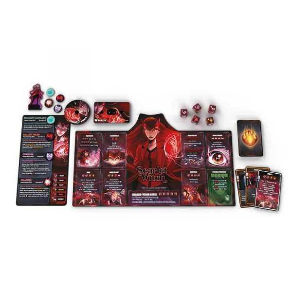 Marvel Dice Throne 4-Hero Box (Scarlet Witch, Thor, Loki, Spider-Man) - Gaming Library
