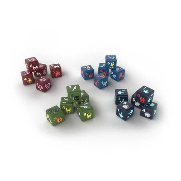 Marvel Dice Throne 4-Hero Box (Scarlet Witch, Thor, Loki, Spider-Man) - Gaming Library