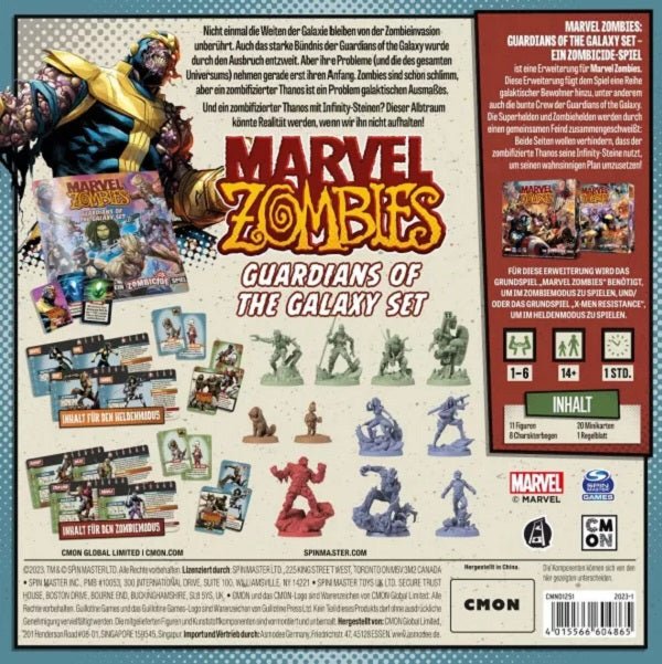 Marvel Zombies : A Zombicide Game - Guardians of the Galaxy Set - Gaming Library