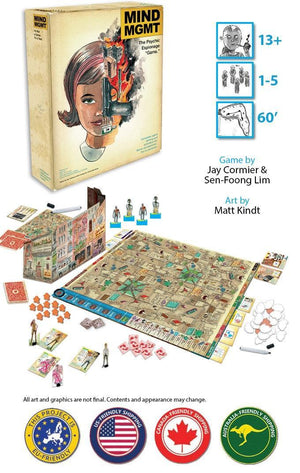 Mind MGMT: The Psychic Espionage “Game.” (DELUXE) + Secret Missions - Gaming Library