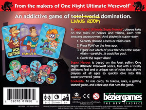 One Night Ultimate Super Heroes - Gaming Library