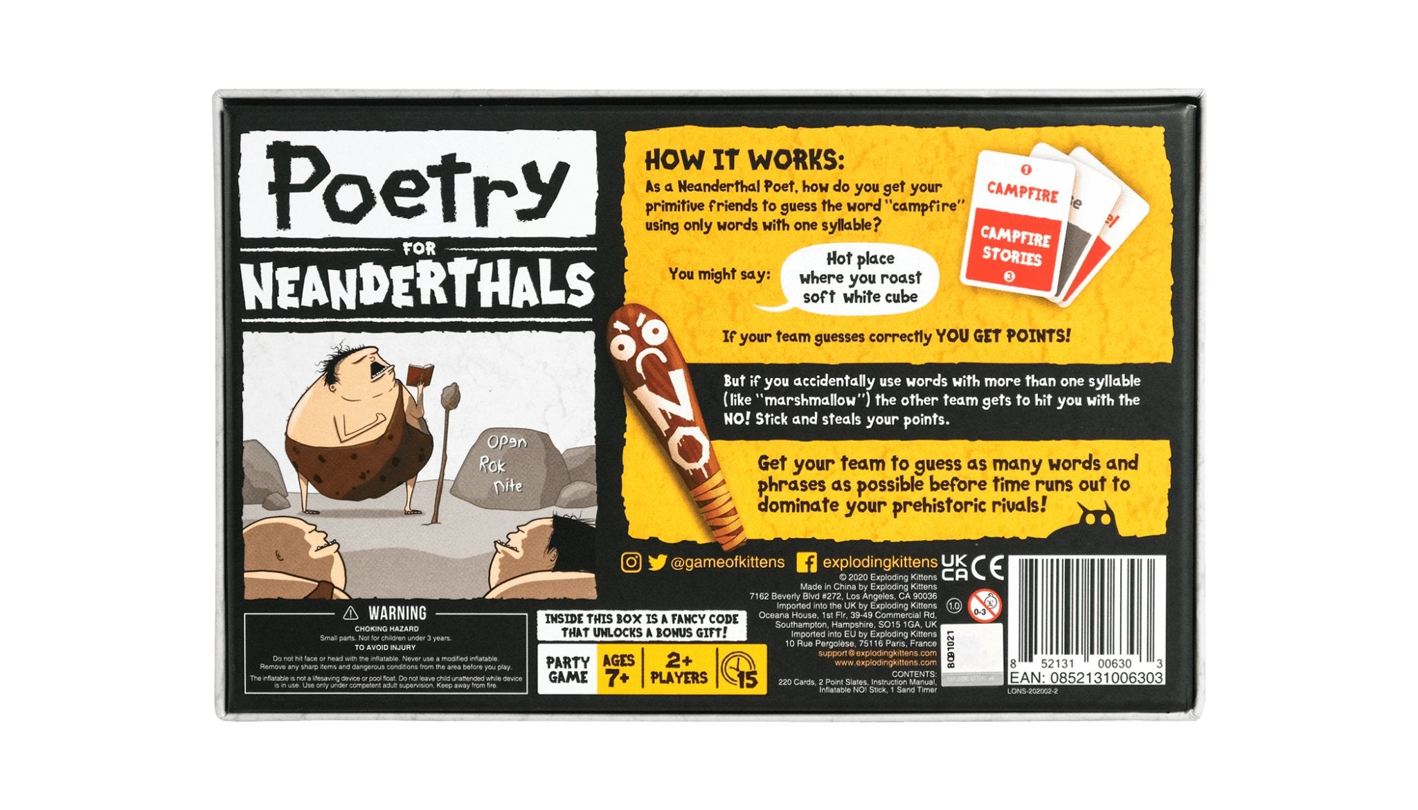 Poetry for Neanderthals - Gaming Library