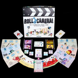 Roll Camera! The Filmmaking Board Game Clapper Box - Gaming Library