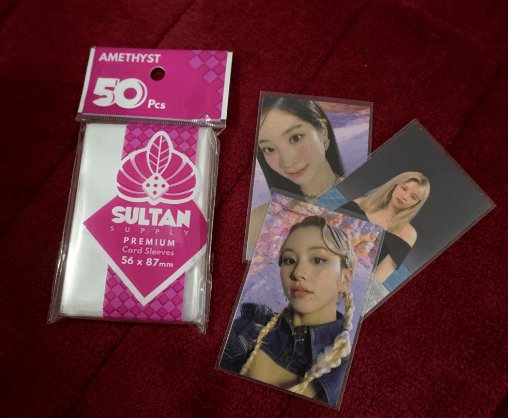 Sultan Supply Premium Card Sleeves: 57.5 x 89 mm Topaz (90 microns) - Gaming Library