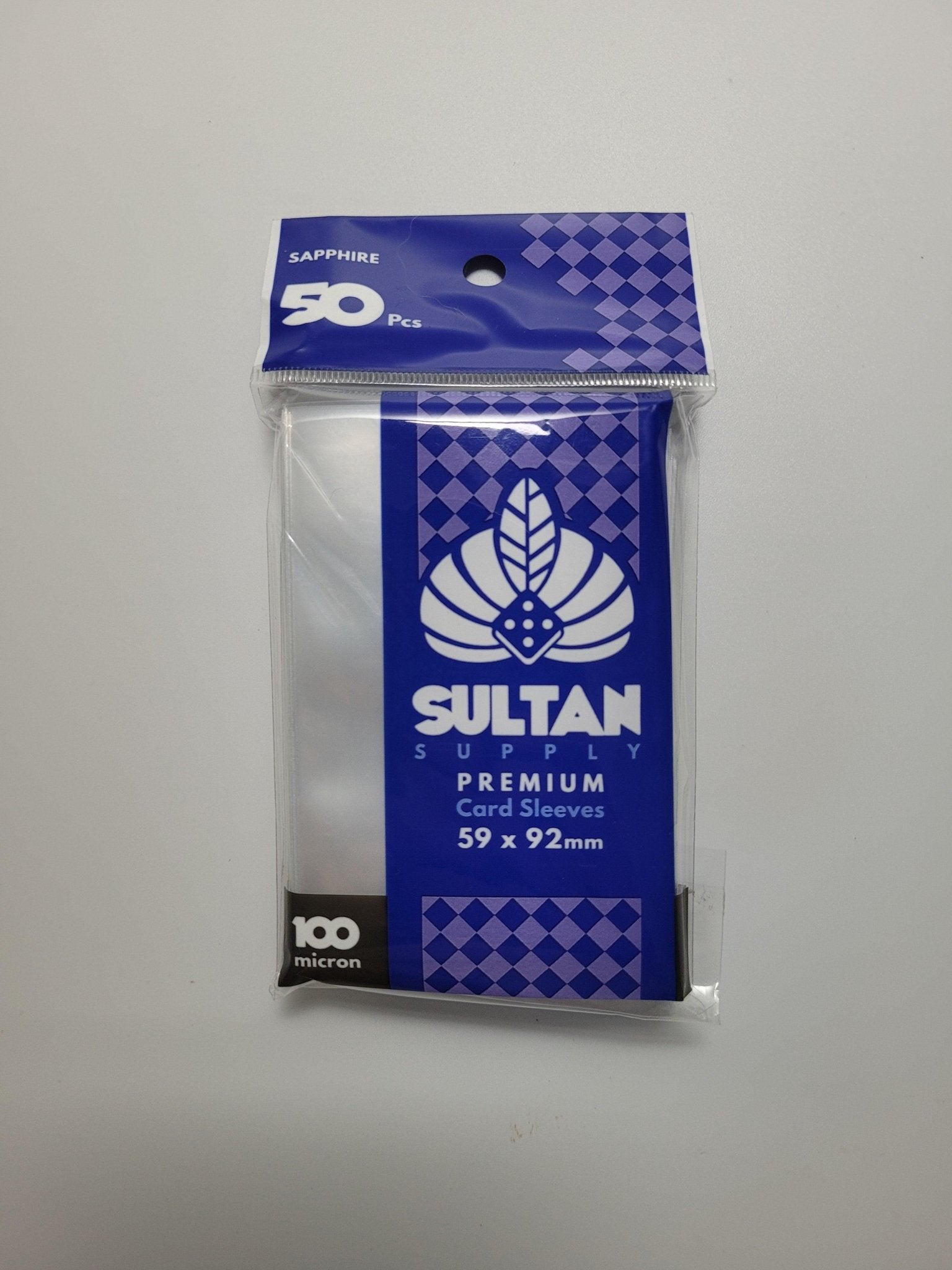 59 x 92 card sleeves Sultan Supply Premium Card Sleeves: 59 x 92 mm Standard Euro Sapphire – Gaming Library