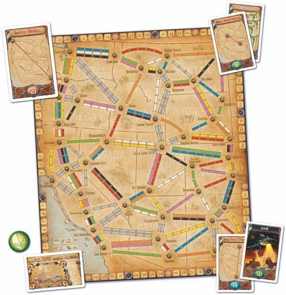 Ticket to Ride Map Collection: Volume 6 – France & Old West - Gaming Library