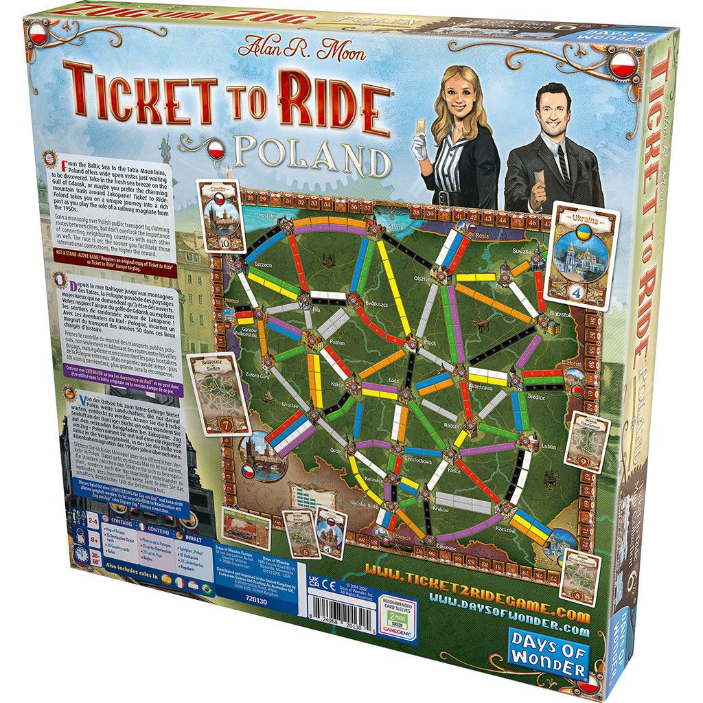 Ticket to Ride Map Collection: Volume 6½ – Poland - Gaming Library