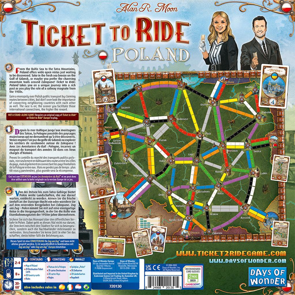 Ticket to Ride Map Collection: Volume 6½ – Poland - Gaming Library