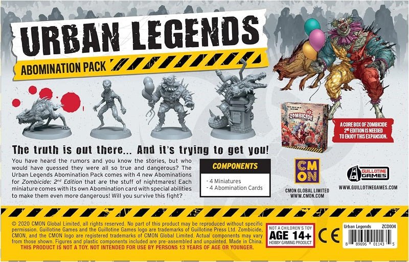 Zombicide 2nd Edition: Urban Legends - Gaming Library