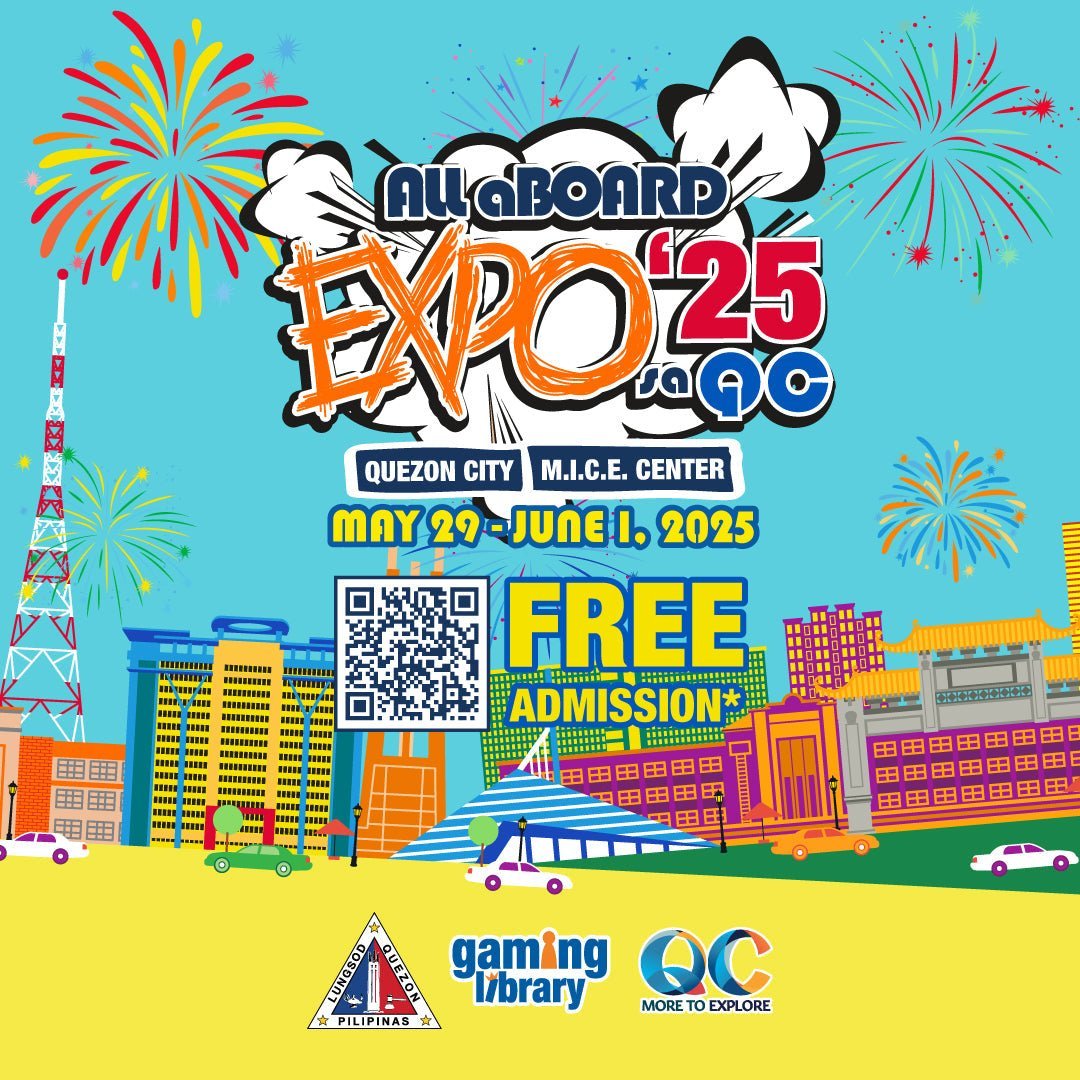 All aBOARD Expo 2025 - Free for All QC Residents! - Gaming Library