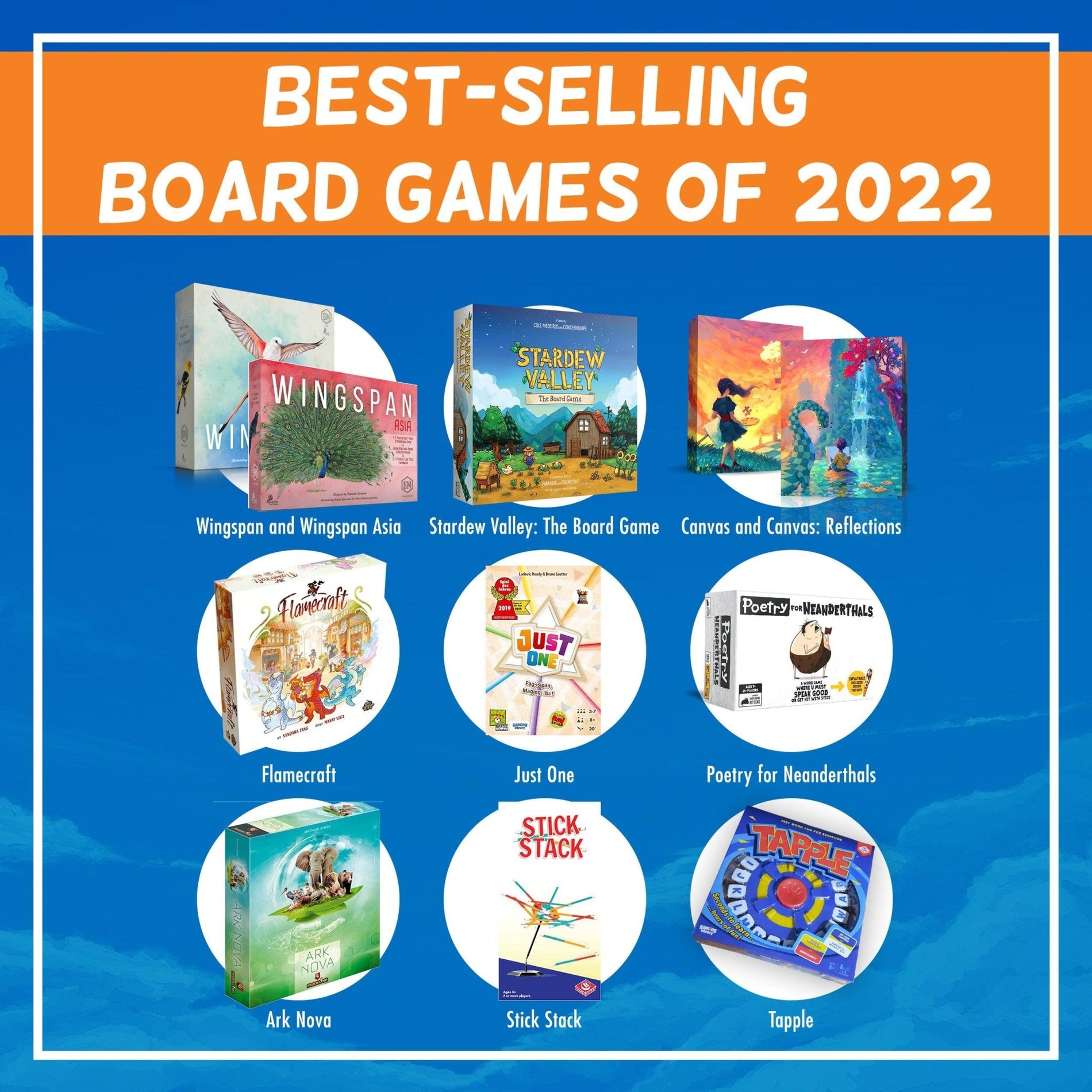 Best-Selling Board Games for 2022 - Gaming Library