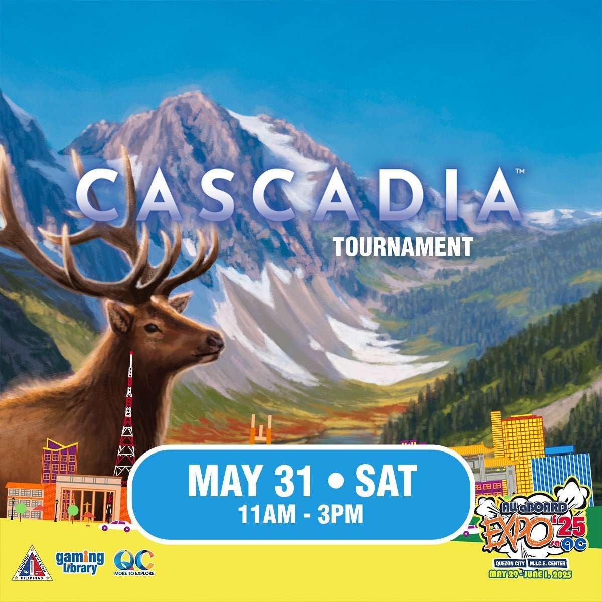 Cascadia Tournament Rules - ALL ABOARD EXPO 2025 - Gaming Library