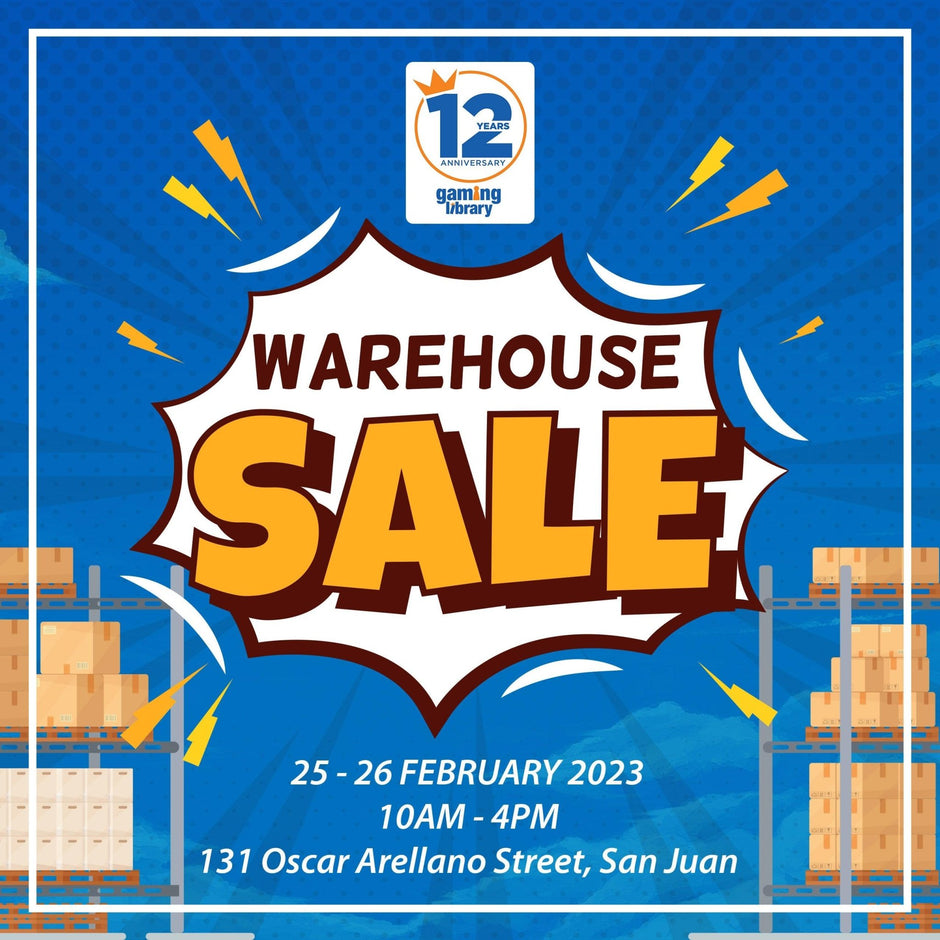 Gaming Library’s Warehouse Sale! - Gaming Library