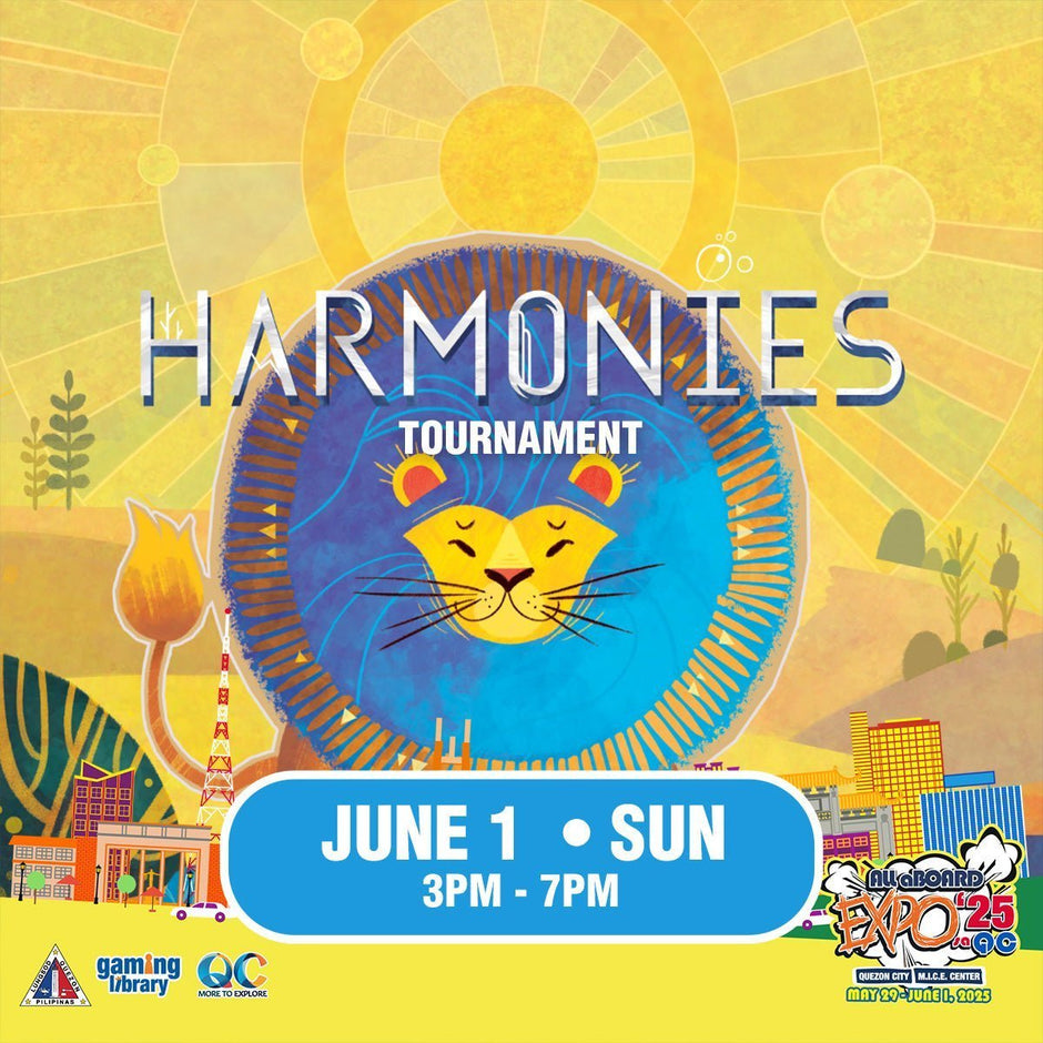 Harmonies Tournament Rules - ALL ABOARD EXPO 2025 - Gaming Library