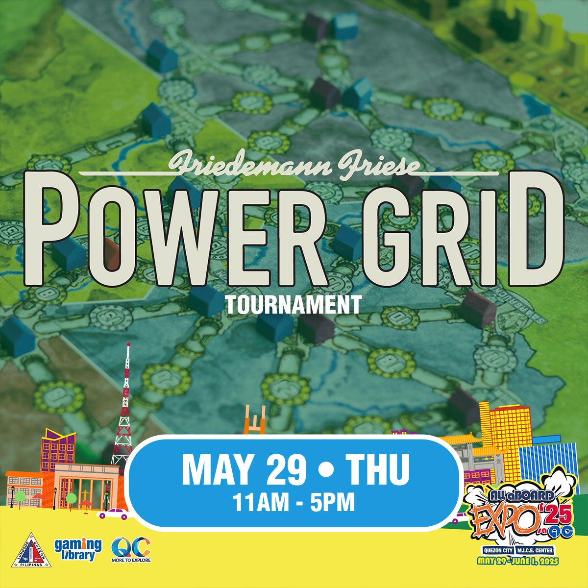 Power Grid Tournament - ALL ABOARD EXPO 2025