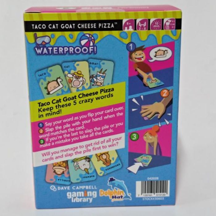 Taco Cat Goat Cheese Pizza Waterproof (PH Edition)