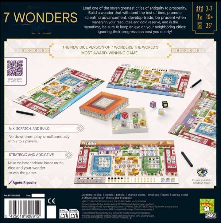 7 Wonders Dice - Gaming Library