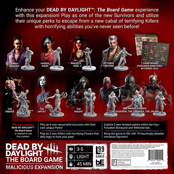 Dead By Daylight: The Board Game – Malicious Expansion
