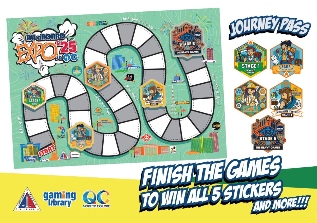 All aBOARD EXPO 2025 - Day Pass (QC Residents) - Gaming Library
