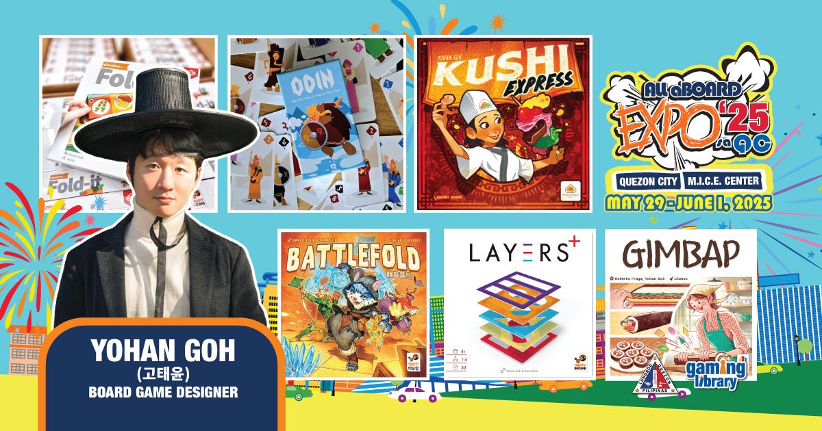 All aBOARD EXPO 2025 - Yohan Goh: Game Design Workshop - Gaming Library
