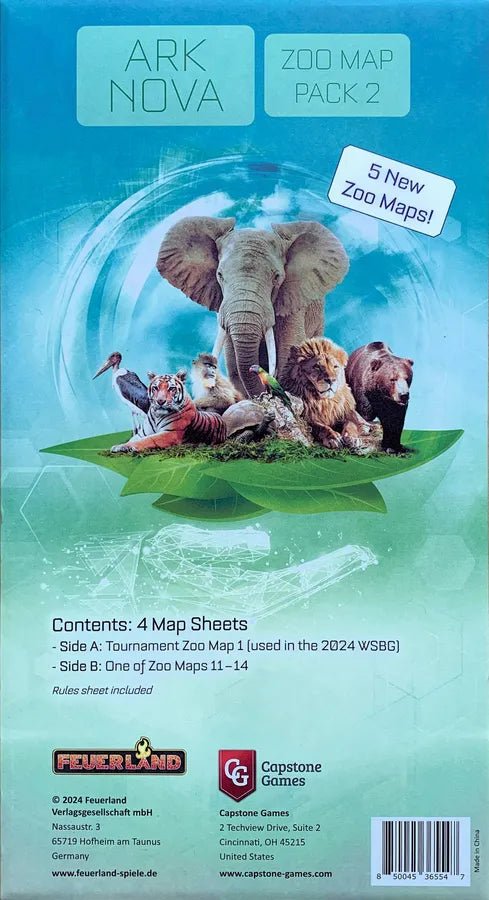 Ark Nova: Zoo Map Promo Pack - Gaming Library