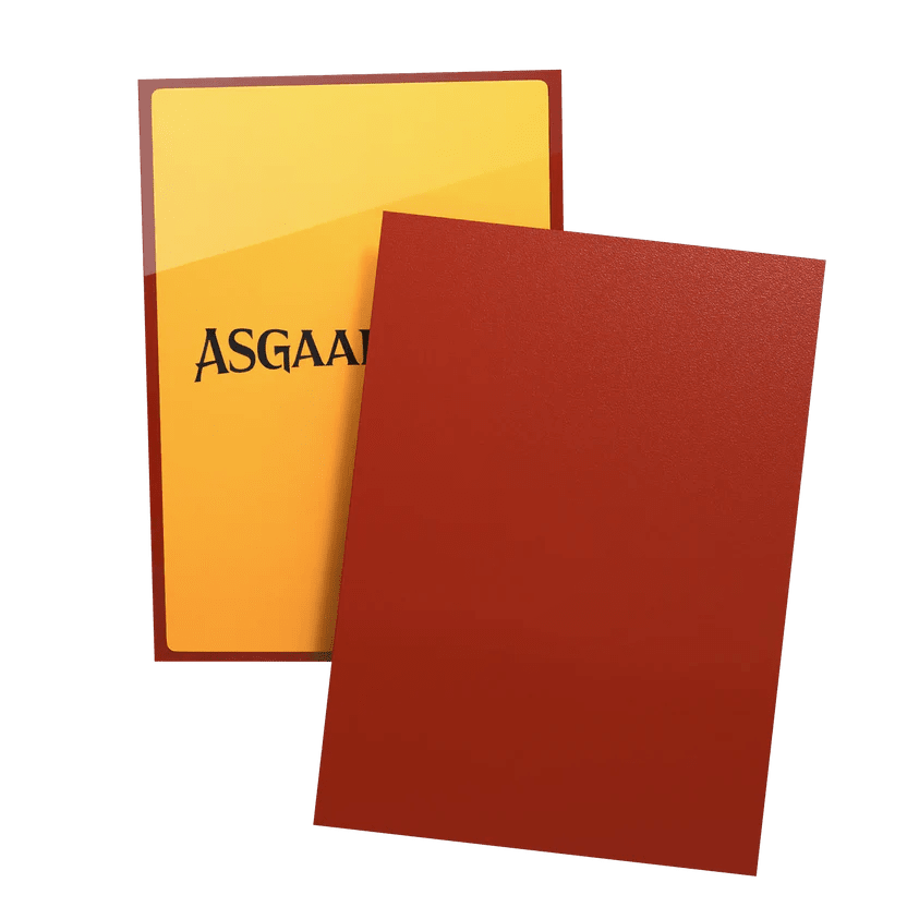 Asgaardian Fiery Red Standard Sleeve - Gaming Library