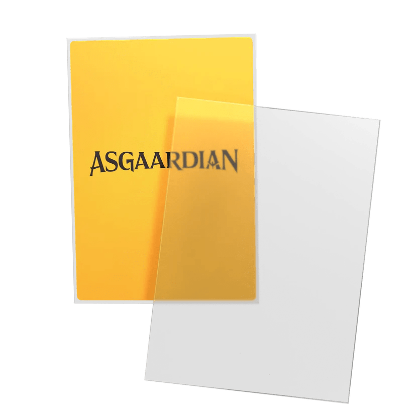 Asgaardian Frosted Clear Standard Sleeve - Gaming Library